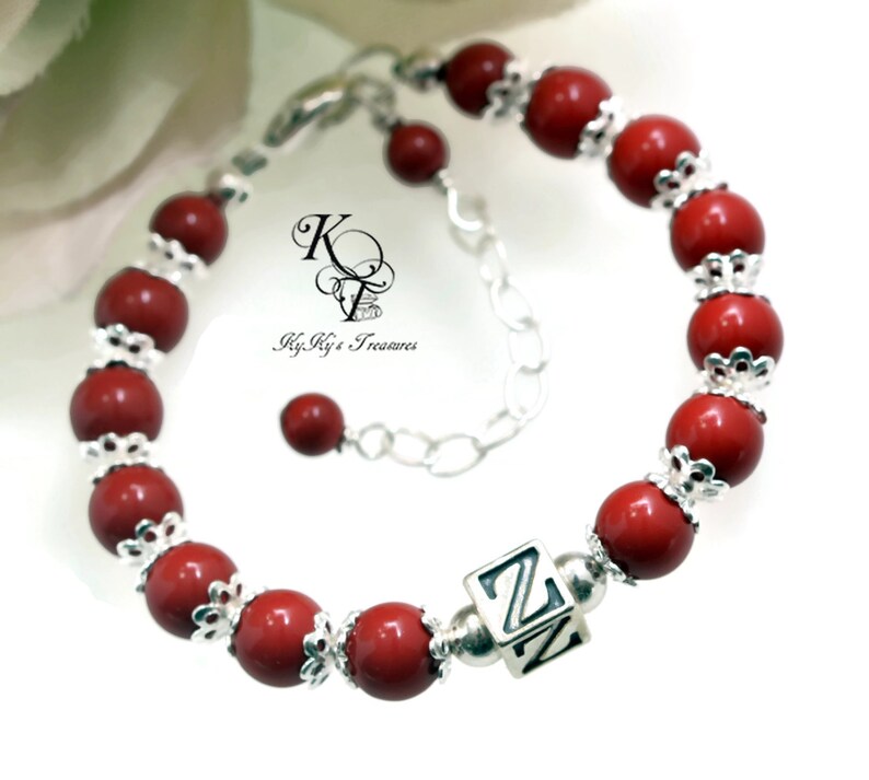 Baby Bracelet Personalized Baby Initial Baby Bracelet Etsy