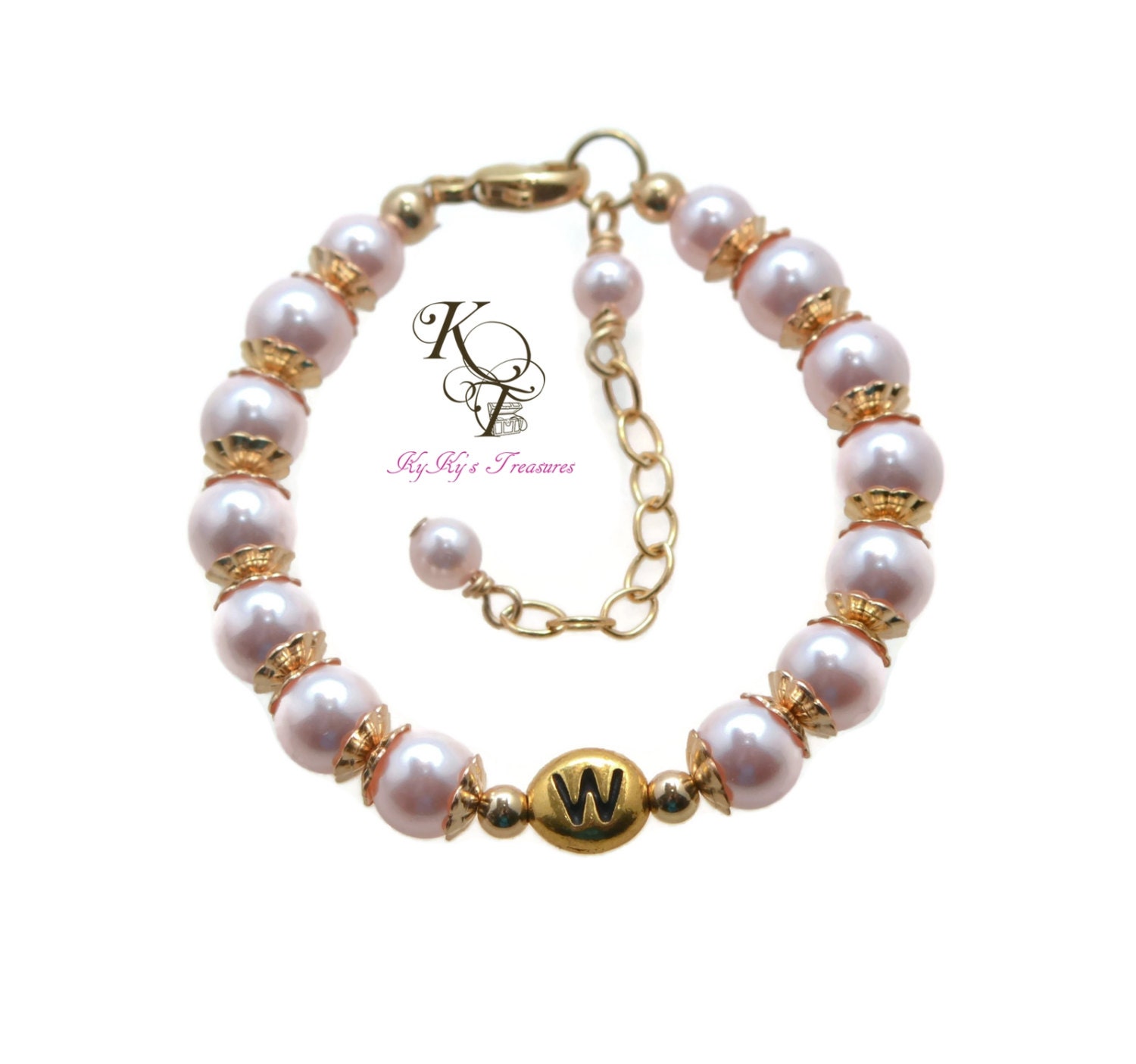 Gold Baby Bracelet 14k Gold Filled Personalized Baby Etsy