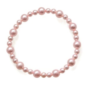 Little Girl Pearl Bracelet, Toddler Girl Jewelry, Pearl Stretch Bracelet, Simple Pearl Bracelet, Little Girl Gift Jewelry, 1st Birthday Gift