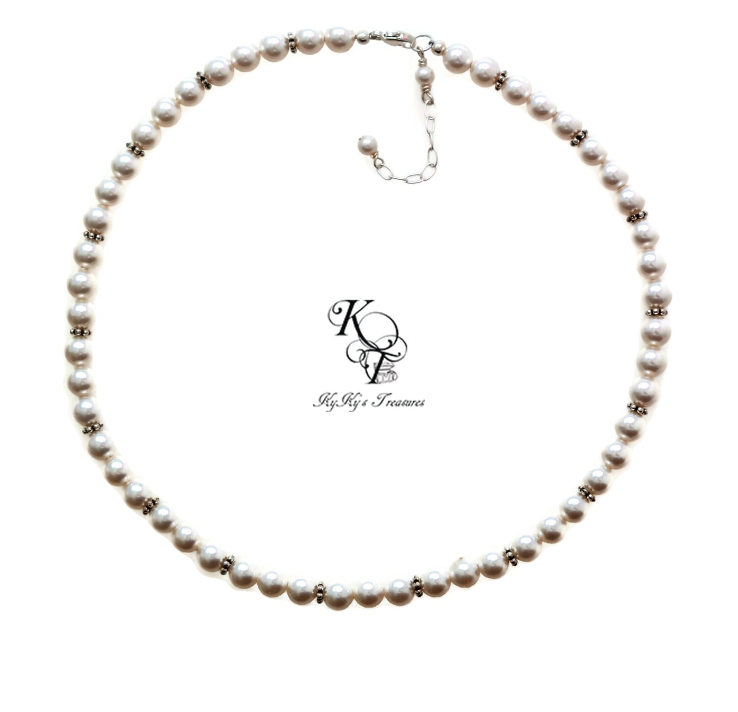 Little Girl Necklace Toddler Necklace Pearl Necklace for Etsy