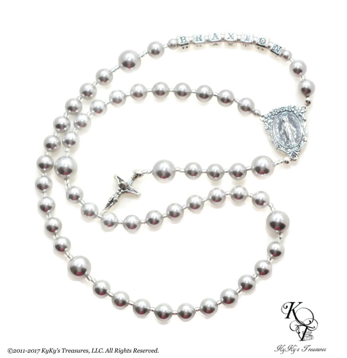 Baby Boy Baptism Boy Christening Gifts Baby Boy Rosary Etsy