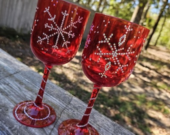 Copas de vino acrílicas