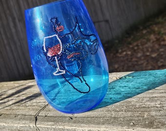 Acrylic Wine Glass