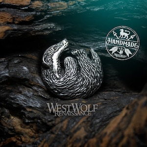 Badger Pendant - in Bronze or Pewter --- Spirit Animal/Norse/Viking/Celtic/Medieval/Nature/Jewelry/Necklace