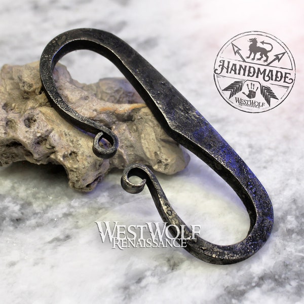 Large Hand-Forged Viking Fire-Steel or Fire Striker - Blacksmith-Made --- Norse/Medieval/Hunting/Pendant/Jewelry/Camping Tool