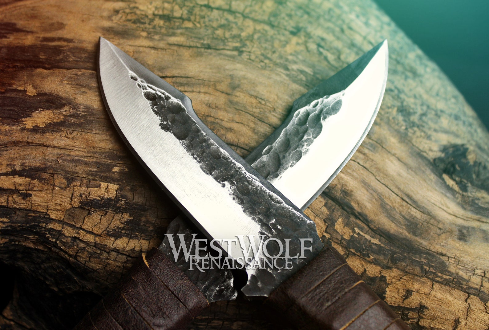 Handcrafted Viking Knife - 1095 High Carbon Steel with Stone Texture