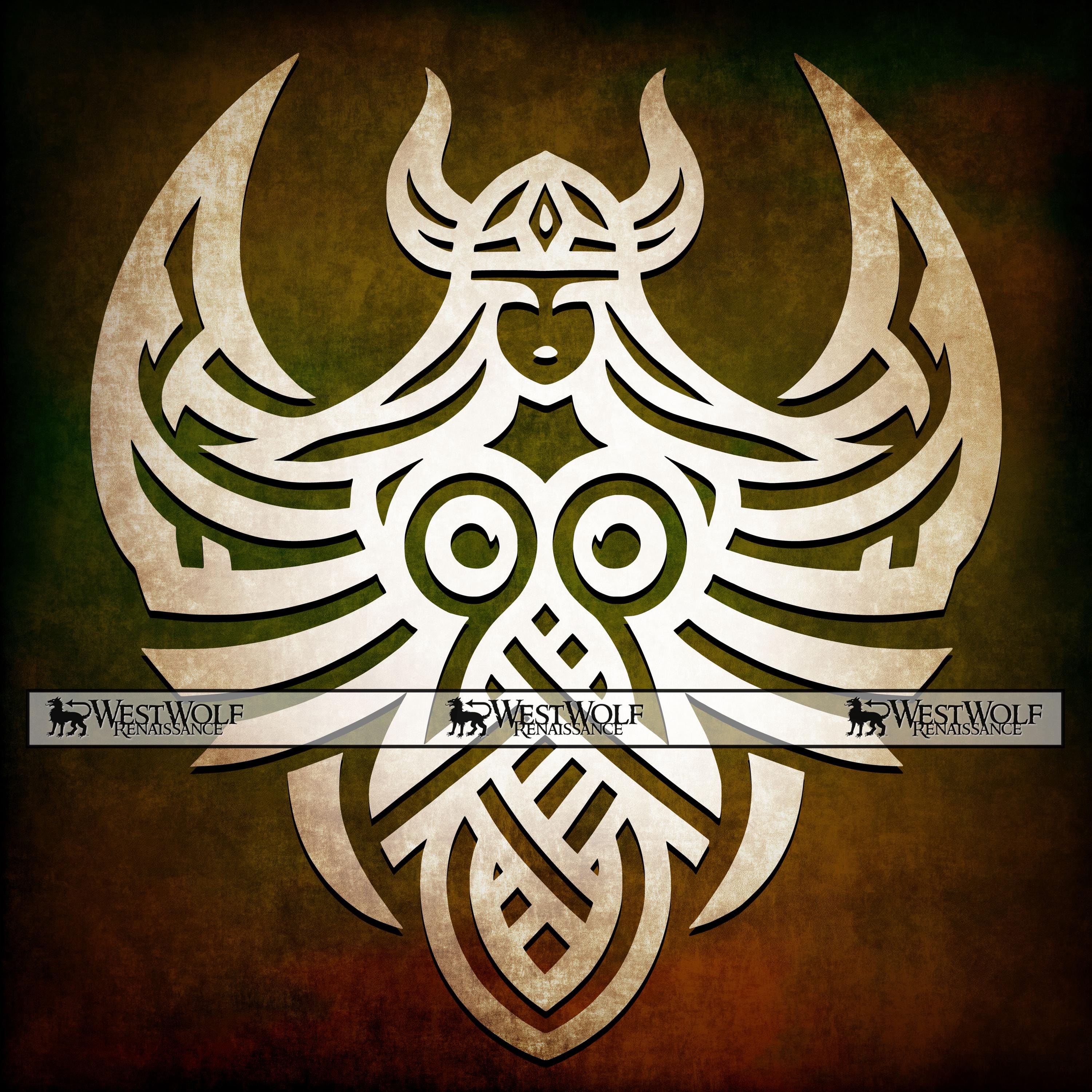 Valkyrie Pattern Viking Valkyrie Design - Original SVG Vector Graphic Art + Png Dxf Jpg ...