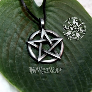 Pentacle Pendant - Magic Star Symbol of Nature --- Pagan/Wiccan/Pentagram/Wicca/Necklace/Jewelry