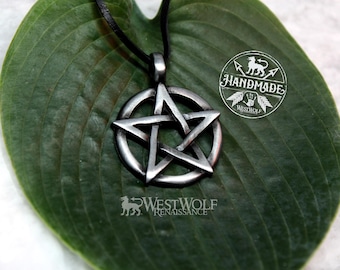 Pentacle Pendant - Magic Star Symbol of Nature --- Pagan/Wiccan/Pentagram/Wicca/Necklace/Jewelry