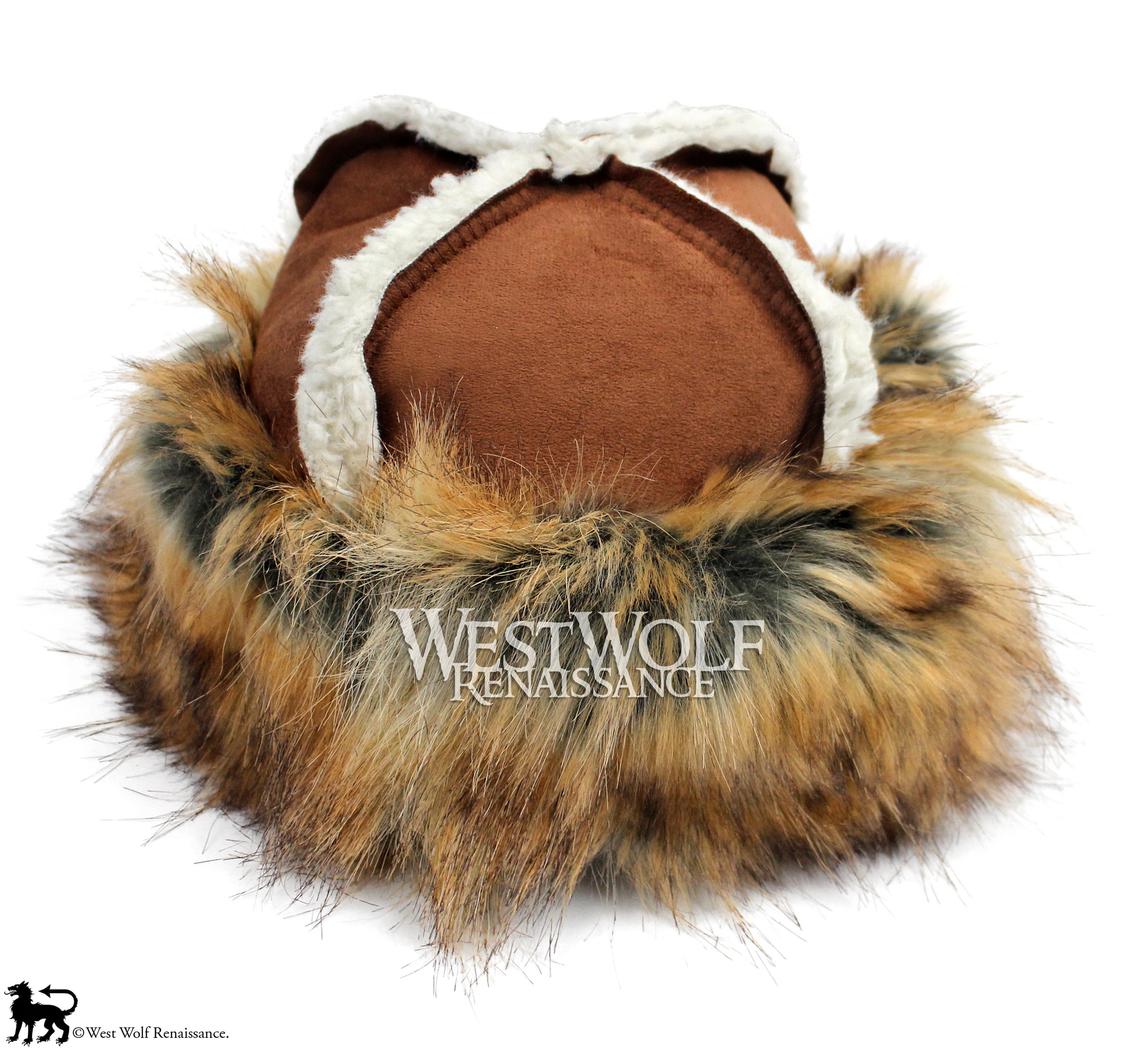 Reddish-Gold Fox Fur Viking Hat with Sierra Brown Top – West Wolf  Renaissance