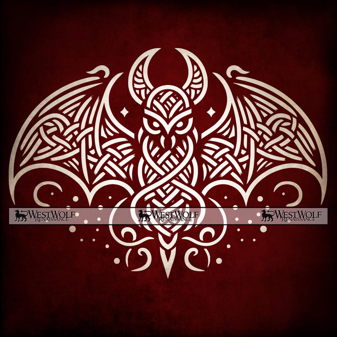 Vampire Bat Design - Original SVG Vector Graphic Art + Png Dxf Files ...