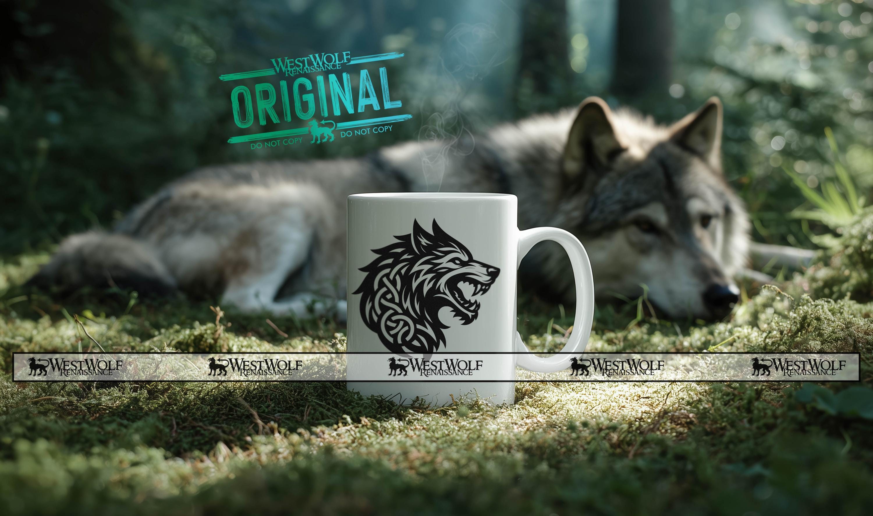 Wolf Head SVG Digital Download Design - Vector Graphic Art + Png