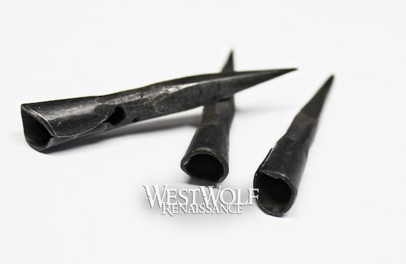 Forged Iron Medieval and Viking Arrowheads - Your Choice of