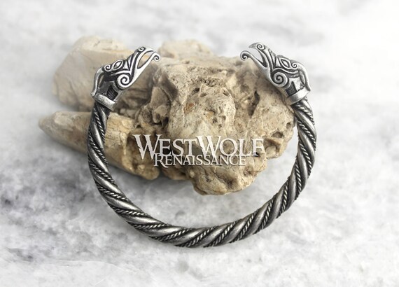 Viking Phoenix Torc / Bracelet --- Norse Mythology/figurehead