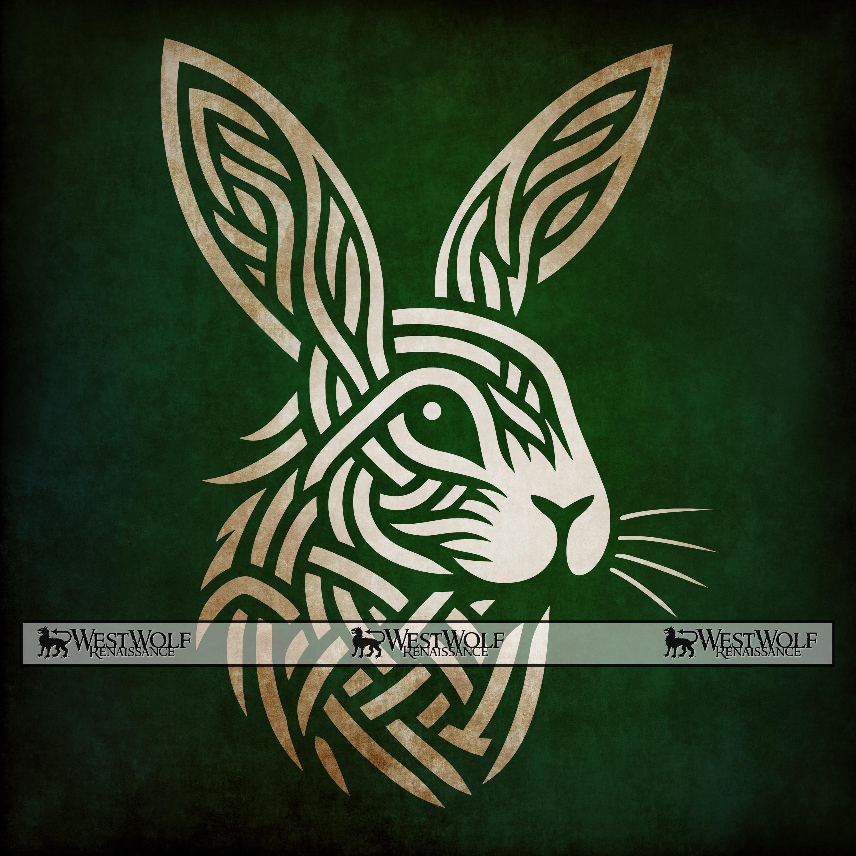 Rabbit Knot SVG Design - Celtic/viking Style Vector Graphic Art + Png ...