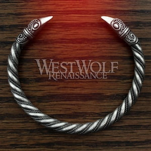 Silver Viking Odin&#39;s Raven Head Bracelet - Hugin and Munin Ravens -- Norse Mythology/Ragnar/Crow/Skyrim/Bangle/Cuff/Ring/Torc/Torq