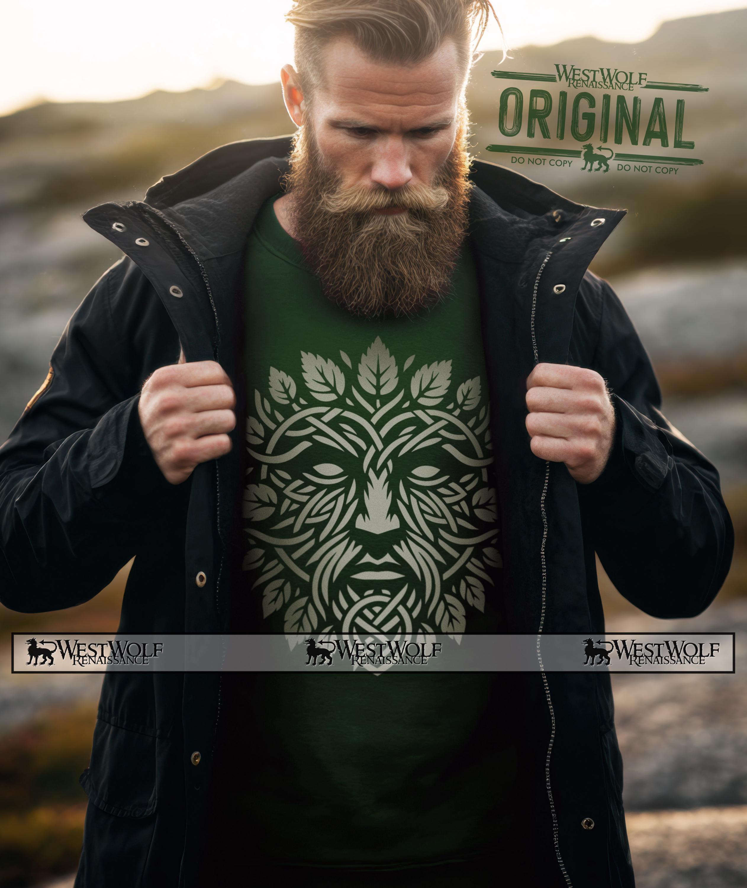 Bvs Graphics Green Man or Celtic Forest God Design Digital Download - SVG Vector ...