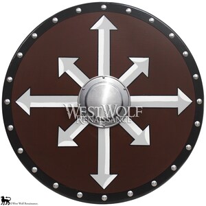 Viking Chaos Cross Shield --- Norse/Berserker/warrior/armor/armour/sca/larp/medieval