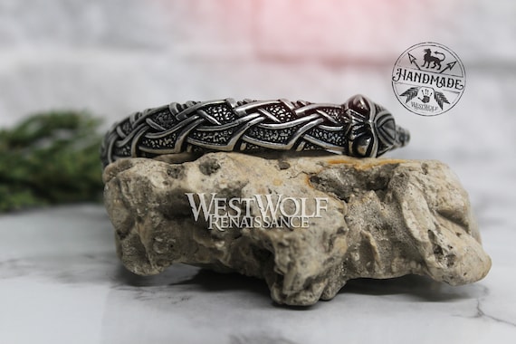 Viking Berserker Bear Head Torc Bracelet --- Norse/scandinavian