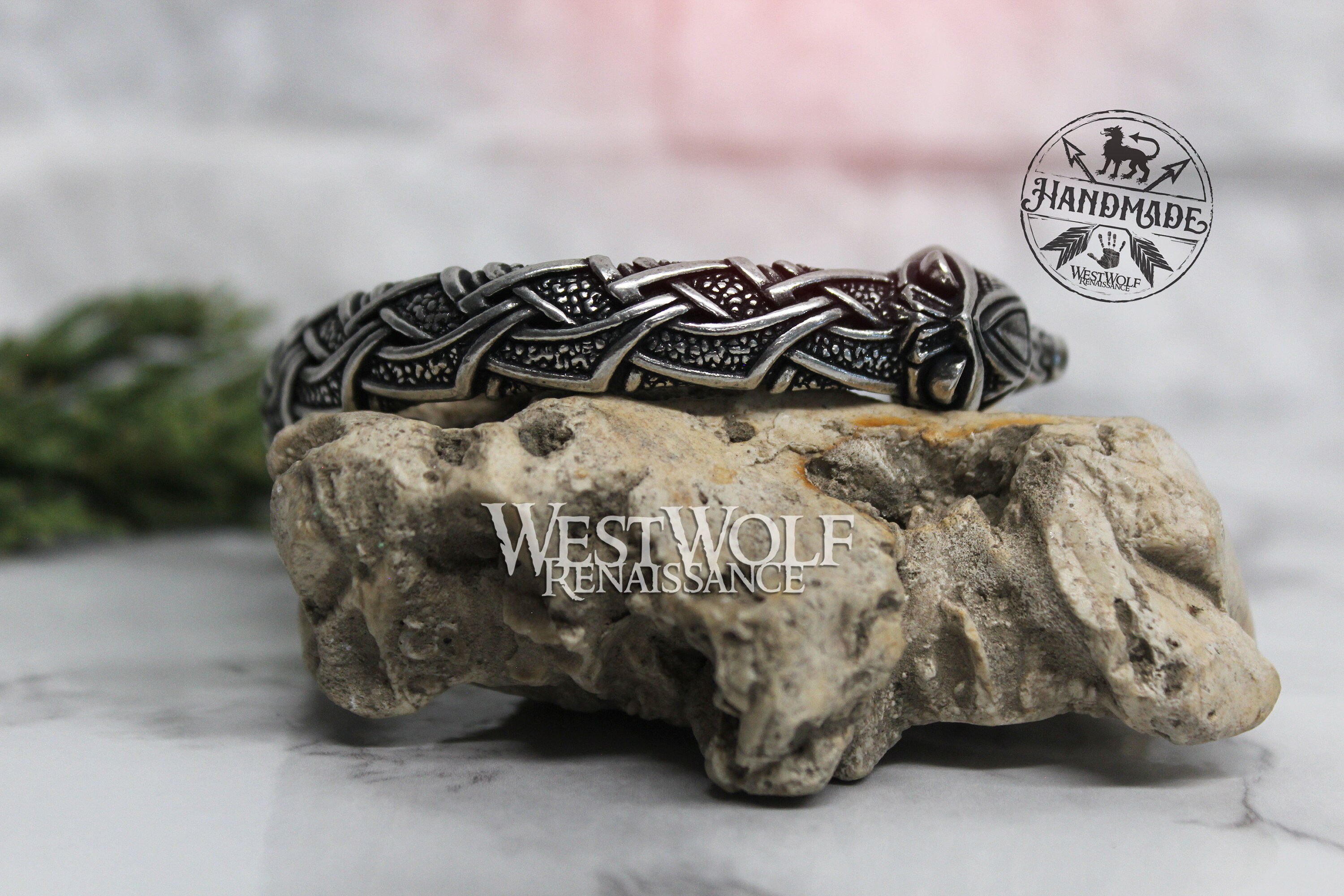 Viking Berserker Bear Head Torc Bracelet --- Norse/scandinavian