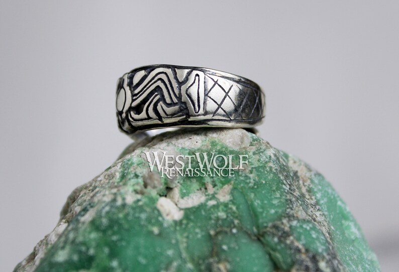 Viking Borre Style Ring of Norway - Adjustable Size - in Sterling ...