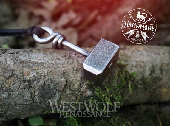 Hand forged Steel Thor s Hammer Pendant Mjolnir norse Mythology north asgard blacksmith necklace Etsy Canada