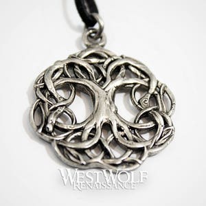 Pendentif arbre de vie Yggdrasil l'arbre du monde Viking/celtique/nordique/nature/païen/argent/magie image 2