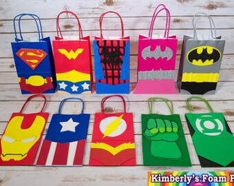 Super Hero Party Bags