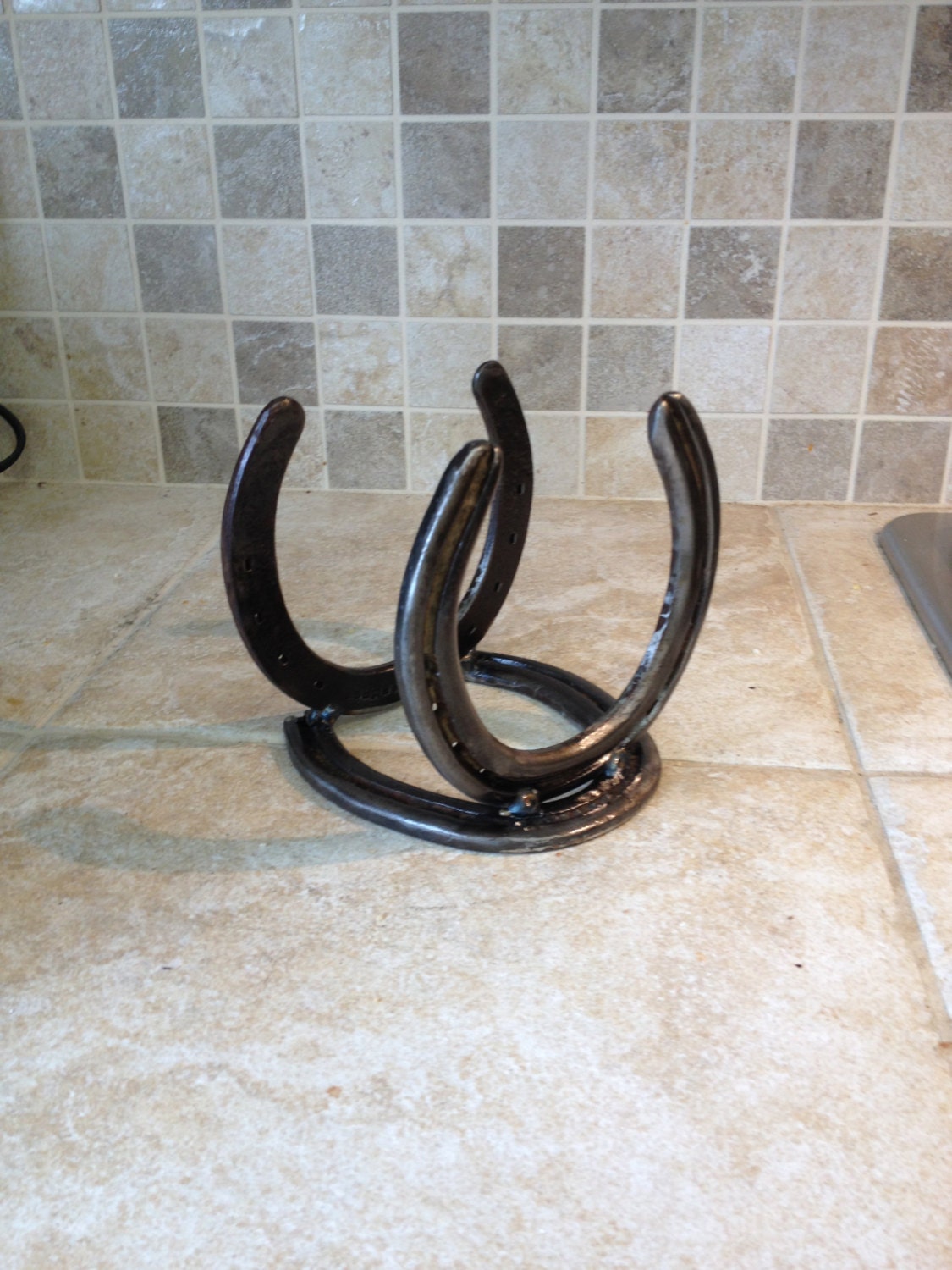 Horseshoe Towel Rack Etsy