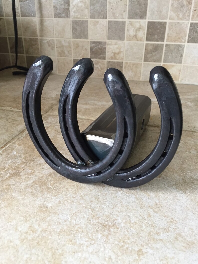 Horseshoe Hitch Insert With 2 Staggered Horseshoes for 2 Etsy