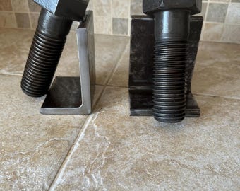 Heavy Bolt Bookends- Summer Sale