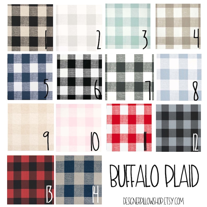 Plaid Valance - Buffalo Plaid - Kitchen Curtains - Kitchen Valance - Home Decor - Farmhouse - Bathroom Valance - Bathroom Curtains - Gingham image 3