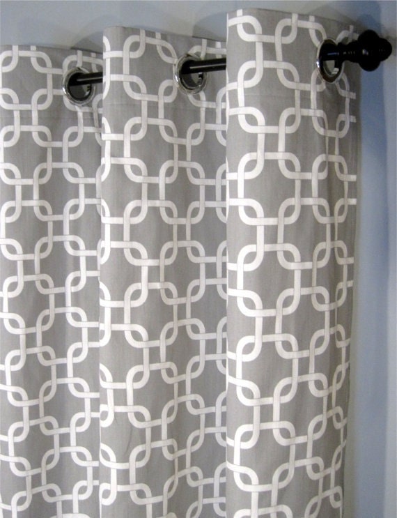 Blackout Lined Grommet Curtains Free Shipping Choose Your Etsy