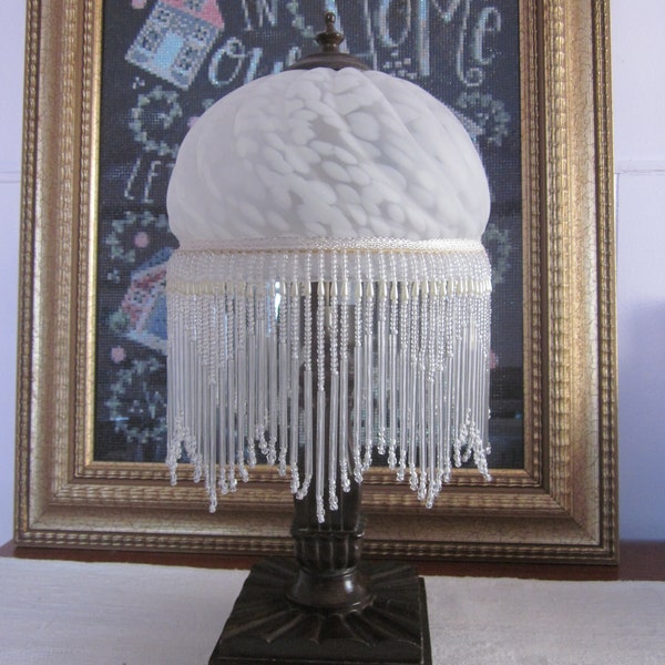 Lampshade Fringe Glass Beads Etsy Canada