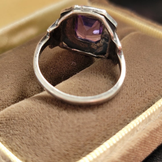 Beautiful Judith Jack Sterling Amethyst and Marca… - image 5