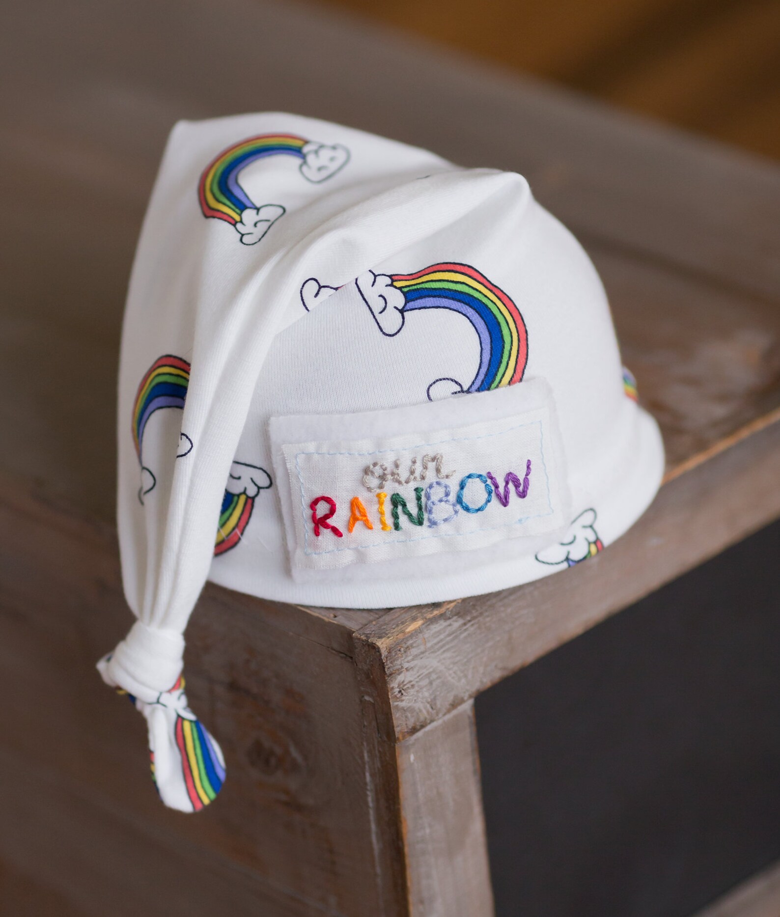 Rainbow Baby Hat Newborn Hat Rainbow Newborn Hat Baby Etsy