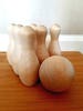 Maple Wooden Bowling Set - Includes Ball and 6 Pins - Organic Natural Sensory Toy - Waldorf Learning Toys 