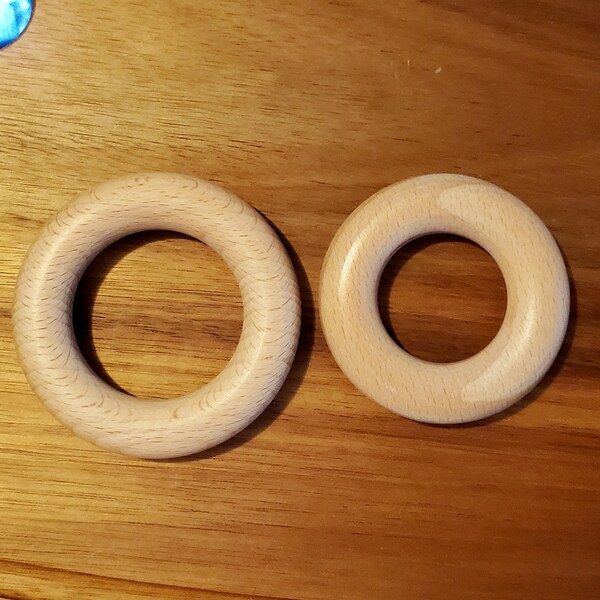SAMPLE Natural Beech Hardwood Wooden Ring