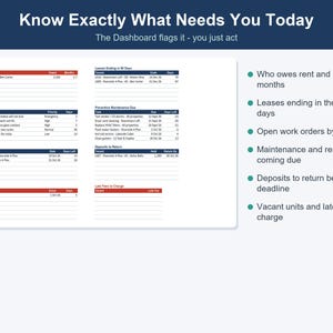 Rental Property Management Spreadsheet, Landlord & Airbnb Tracker (Excel, Google Sheets) image 3