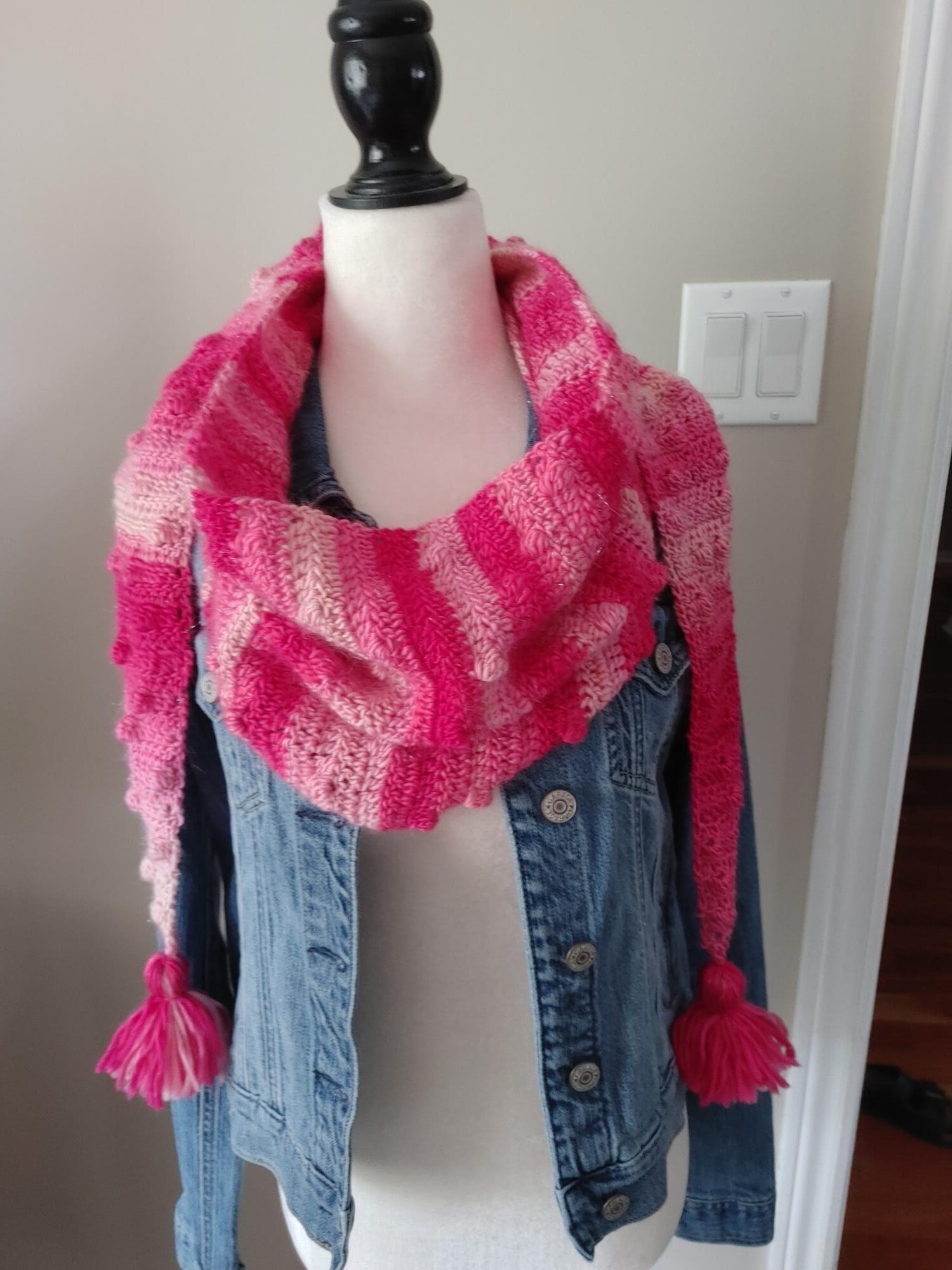 Crochet Mini Shawl Pattern: Aurora Borealis Shawlette (PDF Pattern) - Etsy