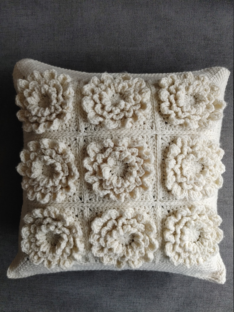 CROCHET PILLOW COVER Pattern Crochet Pillow Cover Boho Etsy