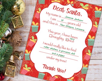 Letter to Santa Claus