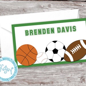 All Sports Personalized Calling Card