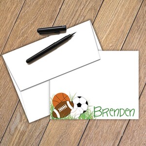 Papelaria esportiva personalizada | Basquete, Futebol, Beisebol, Futebol