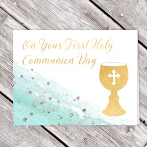First Holy Communion Card