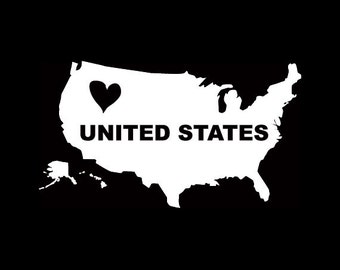 United States Window Decal