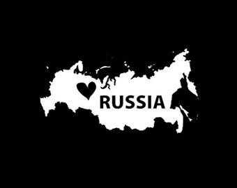 Russia Window Decal