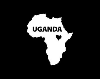 Uganda Window Decal