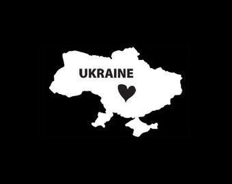 Ukraine Window Decal