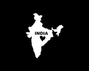 India Window Decal